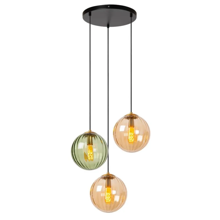 Lucide Hanglamp Monsaraz Multi - 3 x E27 - Ø 35 cm