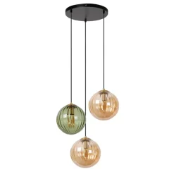Lucide Hanglamp Monsaraz Multi - 3 x E27 - Ø 35 cm