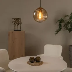 Lucide Hanglamp Monsaraz Roze - E27 - Ø 25 cm