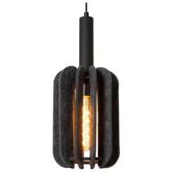 Lucide Hanglamp Rafal Grijs - E27 - Ø 20 cm