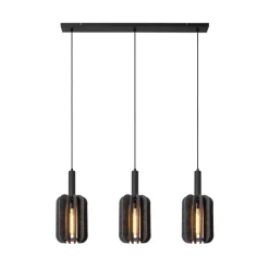Lucide Hanglamp Rafal Grijs - 3 x E27 - 98 cm breed