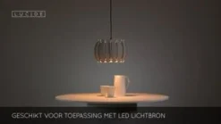 Lucide Hanglamp Spencer Grijs - E27 - Ø 30 cm