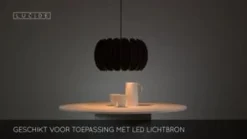 Lucide Hanglamp Spencer Zwart - E27 - Ø 40 cm