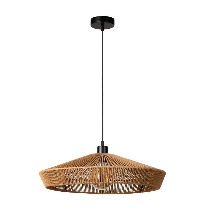 Lucide Hanglamp Yunkai Naturel - E27 - Ø 50 cm