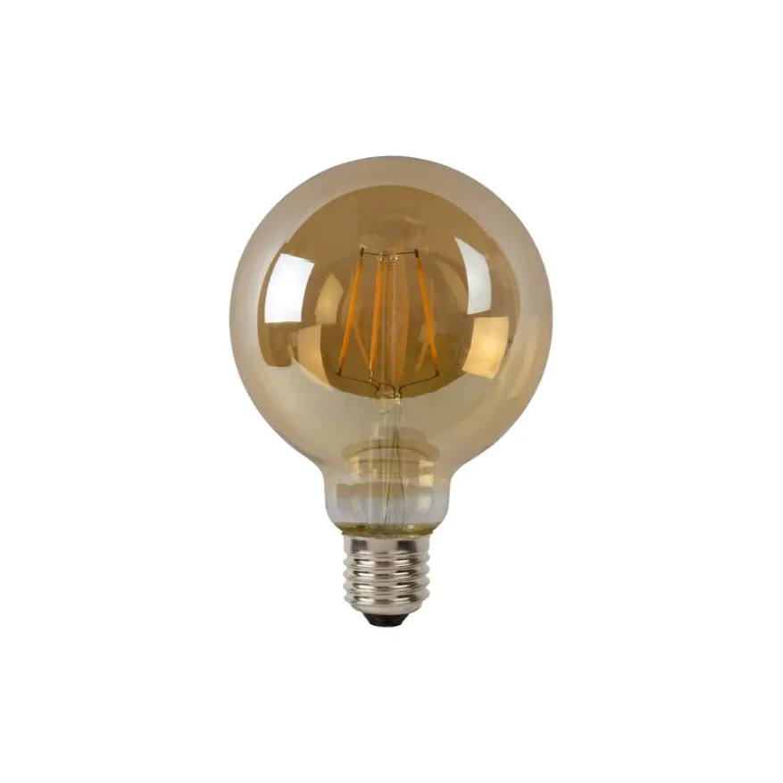 Lucide Lichtbron G95 Amber - E27 - Ø 9,5 cm