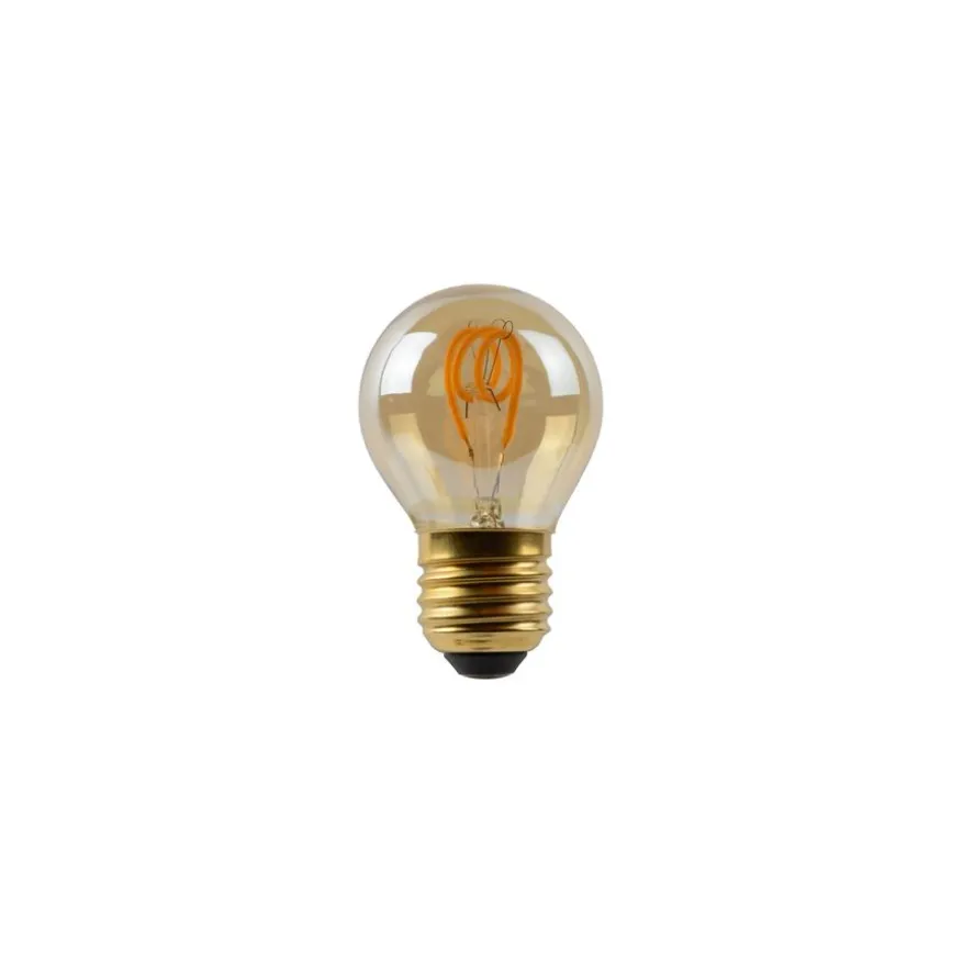Lucide Lichtbron G45 Amber - E27 - Ø 4,5 cm