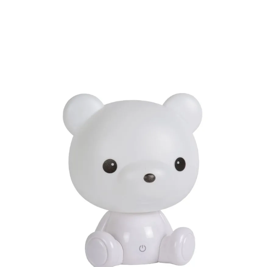 Lucide Oplaadbare Kinderlamp Dodo Bear Wit - LED - 25 cm hoog