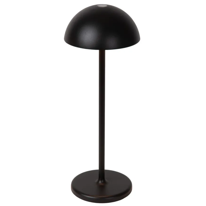Lucide Oplaadbare Tafellamp Joy Zwart - LED - 32 cm hoog