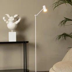 Lucide Oplaadbare Vloerlamp Tipik Wit - LED - 138 cm hoog