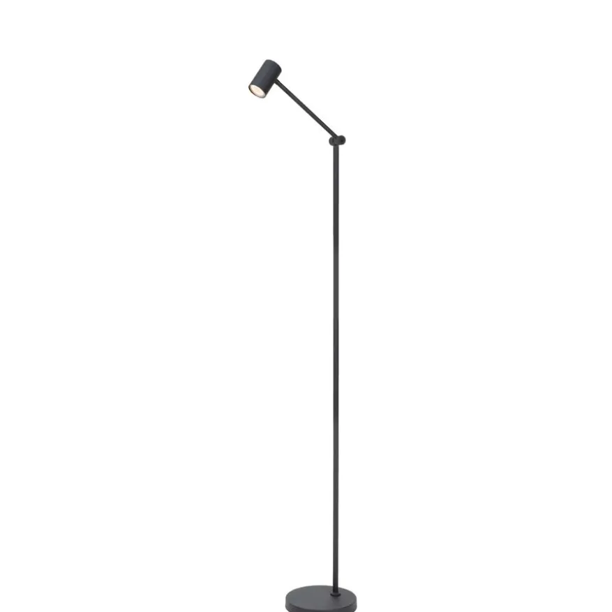 Lucide Oplaadbare Vloerlamp Tipik Zwart - LED - 138 cm hoog