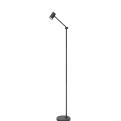 Lucide Oplaadbare Vloerlamp Tipik Zwart - LED - 138 cm hoog