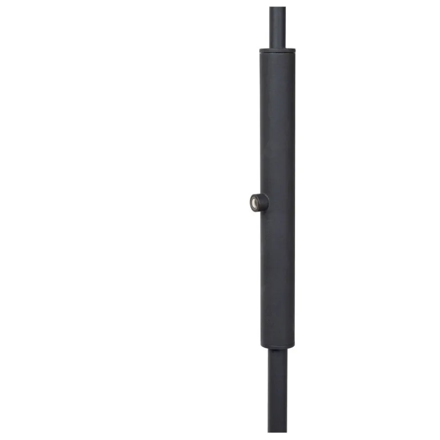 Lucide Oplaadbare Vloerlamp Tipik Zwart - LED - 138 cm hoog