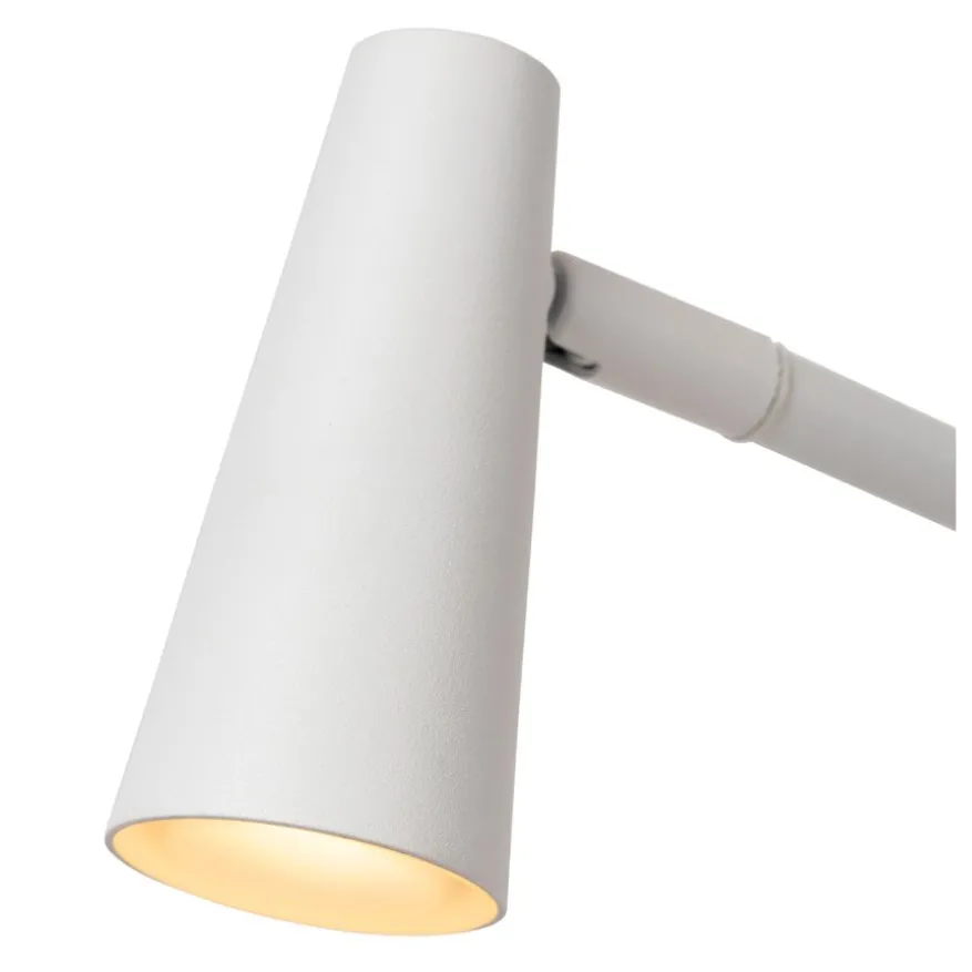 Lucide Oplaadbare Vloerlamp Stirling Wit - LED - 138 cm hoog