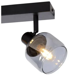 Lucide Plafondspot Bjorn Zwart - 2 x E14 - 30 cm breed