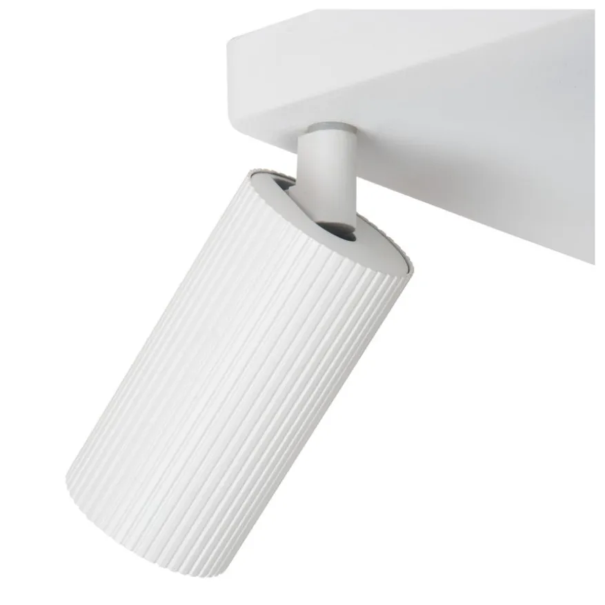 Lucide Plafondspot Clubs Wit - 4 x GU10 - 24x24 cm