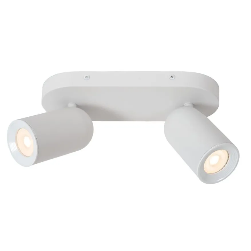 Lucide Plafondspot Punch Wit - 2 x GU10 - 26 cm breed