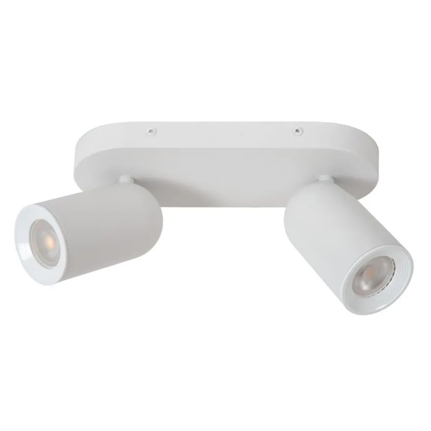 Lucide Plafondspot Punch Wit - 2 x GU10 - 26 cm breed