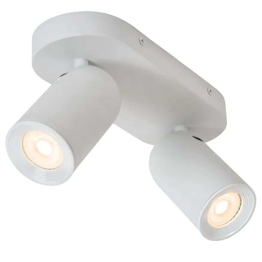 Lucide Plafondspot Punch Wit - 2 x GU10 - 26 cm breed