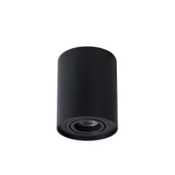 Lucide Plafondspot Tube Zwart - GU10 - Ø 10 cm