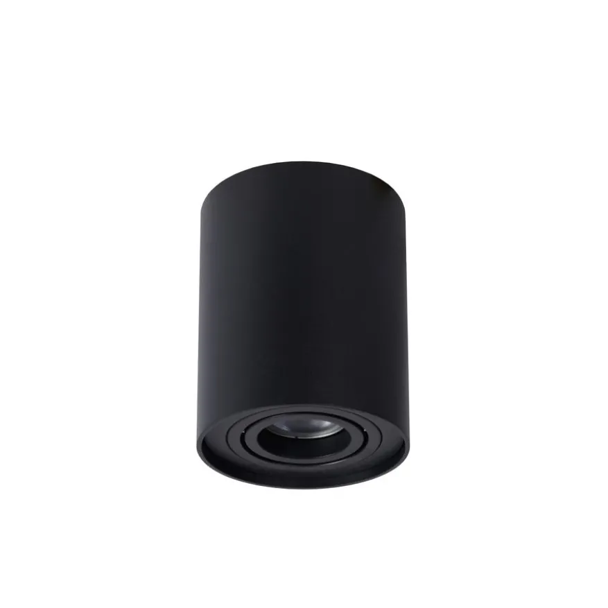 Lucide Plafondspot Tube Zwart - GU10 - Ø 10 cm