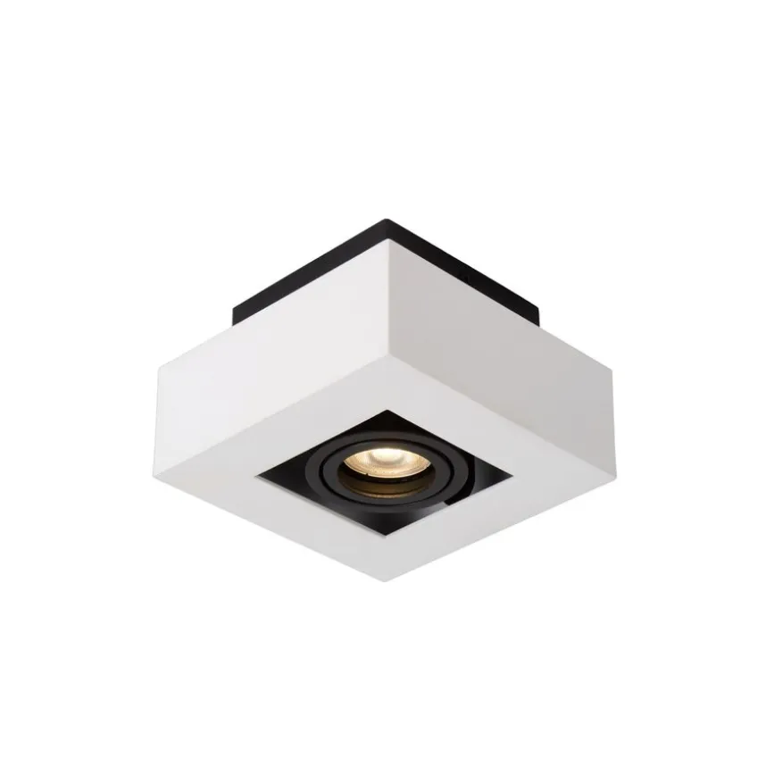 Lucide Plafondspot Xirax Wit - GU10 - 14x14 cm