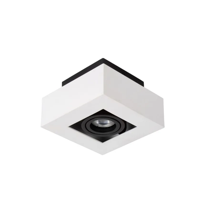 Lucide Plafondspot Xirax Wit - GU10 - 14x14 cm
