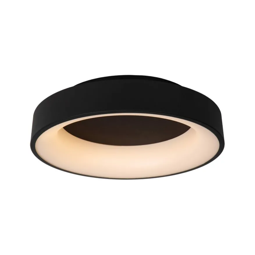 Lucide Plafonniere Mirage Zwart - LED - Ø 38 cm