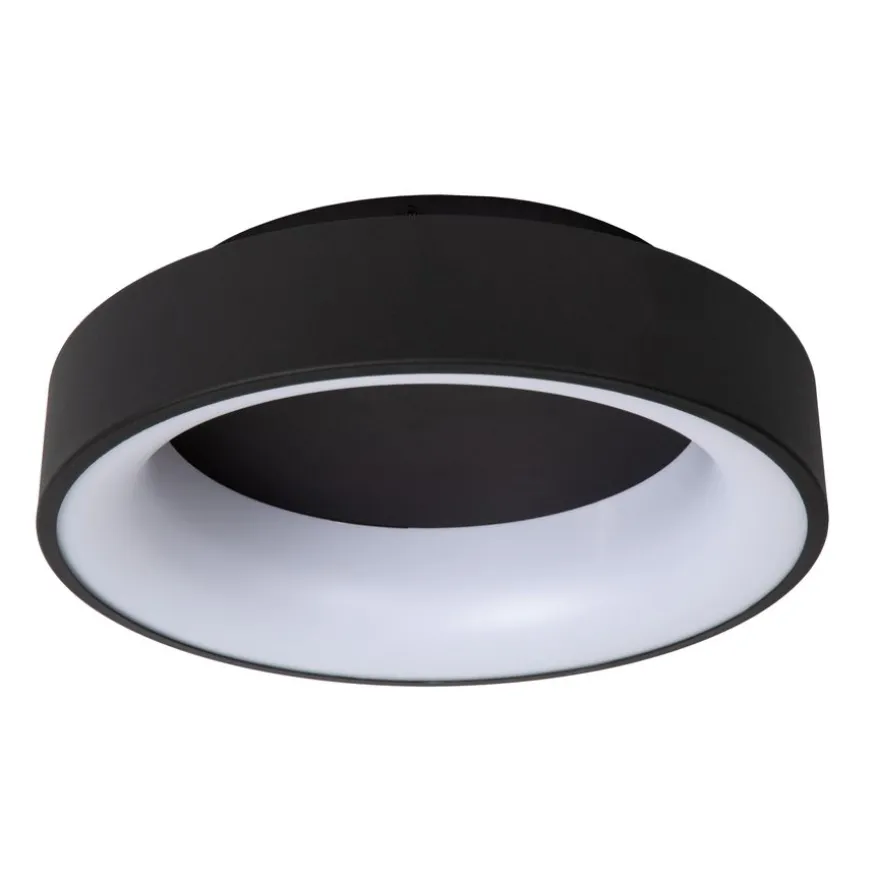 Lucide Plafonniere Mirage Zwart - LED - Ø 45 cm