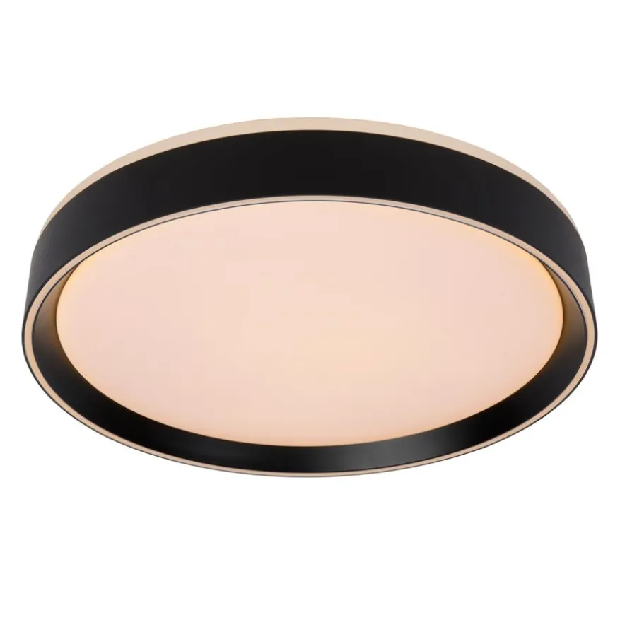 Lucide Plafonniere Nuria Zwart - LED - Ø 40 cm