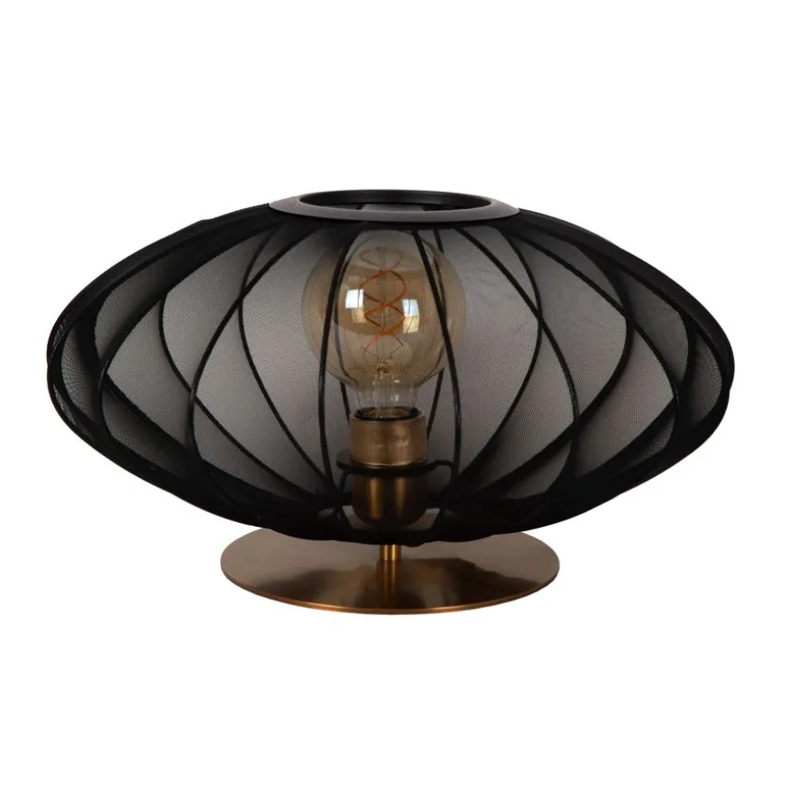 Lucide Tafellamp Corina Zwart - E27 - Ø 40 cm