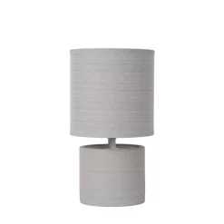 Lucide Tafellamp Greasby Grijs - E14 - 26 cm hoog