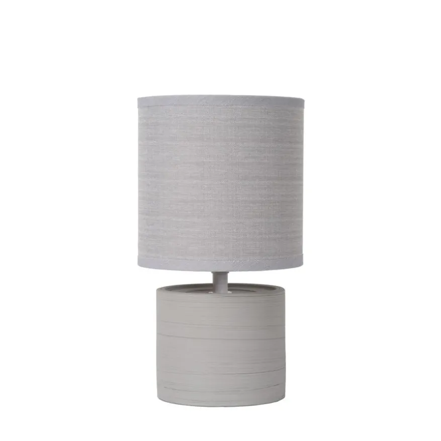Lucide Tafellamp Greasby Grijs - E14 - 26 cm hoog