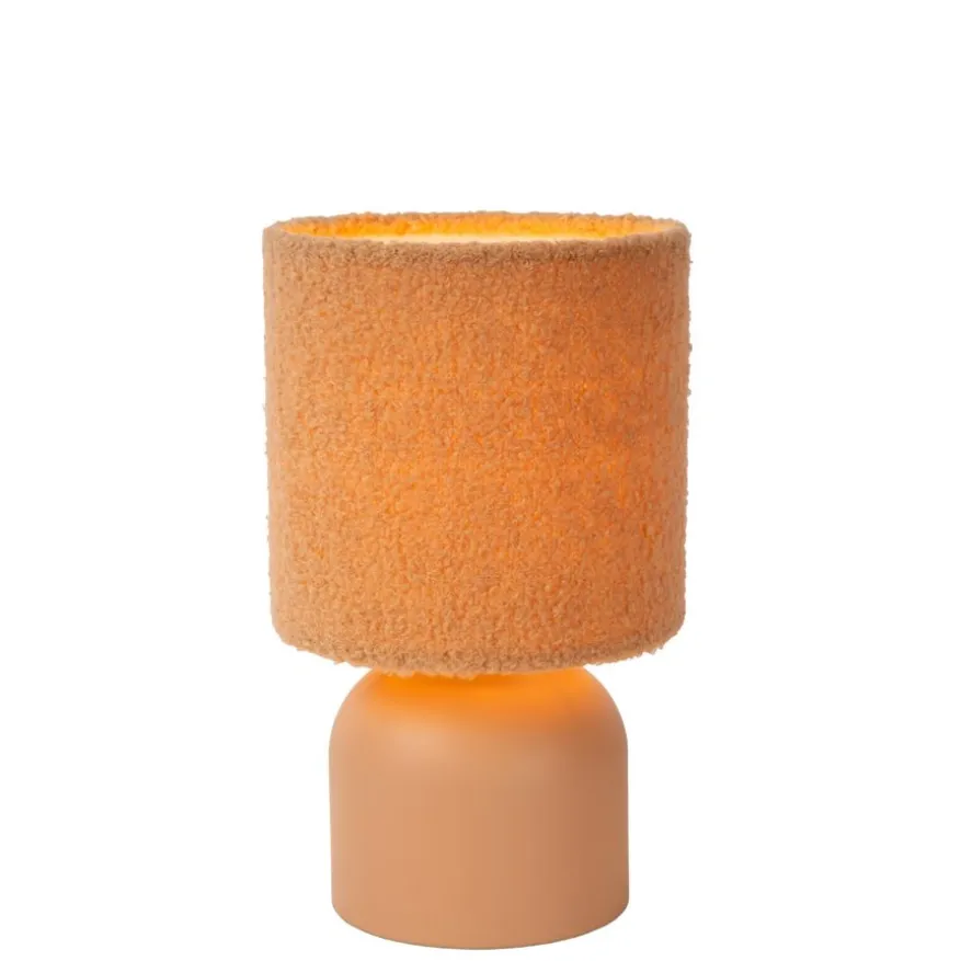 Lucide Tafellamp Woolly Geel - E14 - 28 cm hoog
