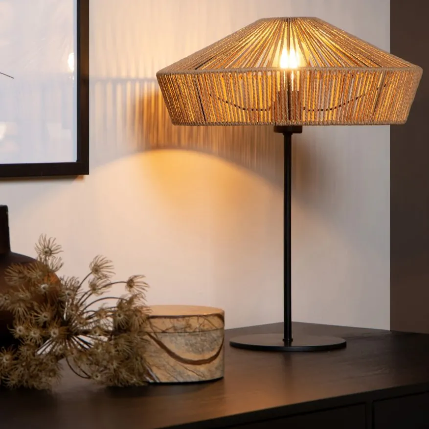 Lucide Tafellamp Yunkai Naturel - E27 - 50 cm hoog
