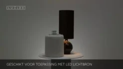Lucide Vloerlamp Esterad Zwart - E27 - 100 cm hoog