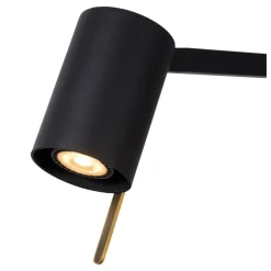 Lucide Vloerlamp Lesley Zwart - GU10 - 130 cm hoog