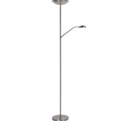 Lucide Vloerlamp Zenith Zilver - LED - 180 cm hoog