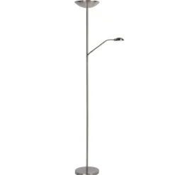 Lucide Vloerlamp Zenith Zilver - LED - 180 cm hoog