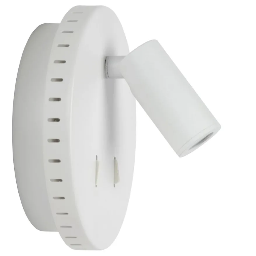 Lucide Wandlamp Bentjer Wit - LED - Ø 14 cm