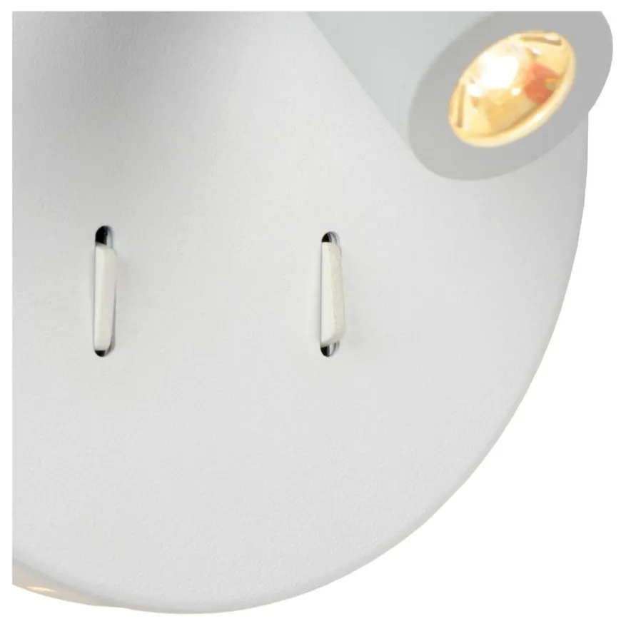 Lucide Wandlamp Bentjer Wit - LED - Ø 14 cm