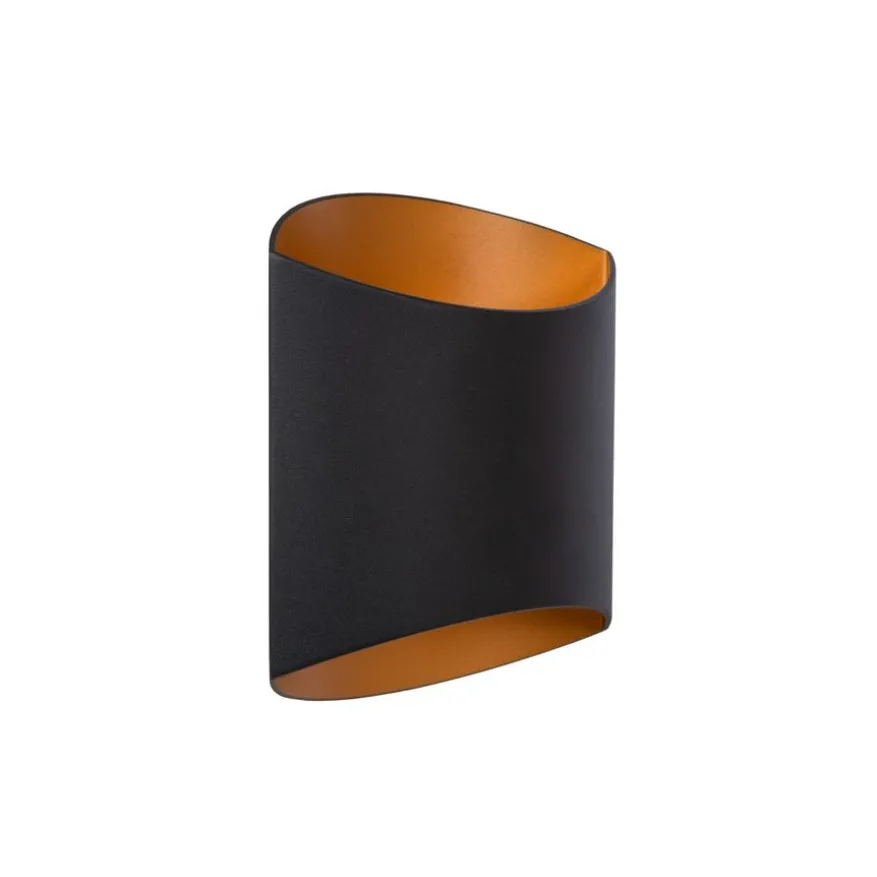 Lucide Wandlamp Diletta Zwart - G9 - 18 cm hoog