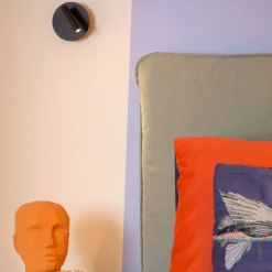 Lucide Wandlamp Jolijn Zwart - LED - Ø 11 cm