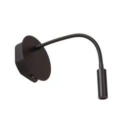 Lucide Wandlamp Jolijn Zwart - LED - Ø 11 cm