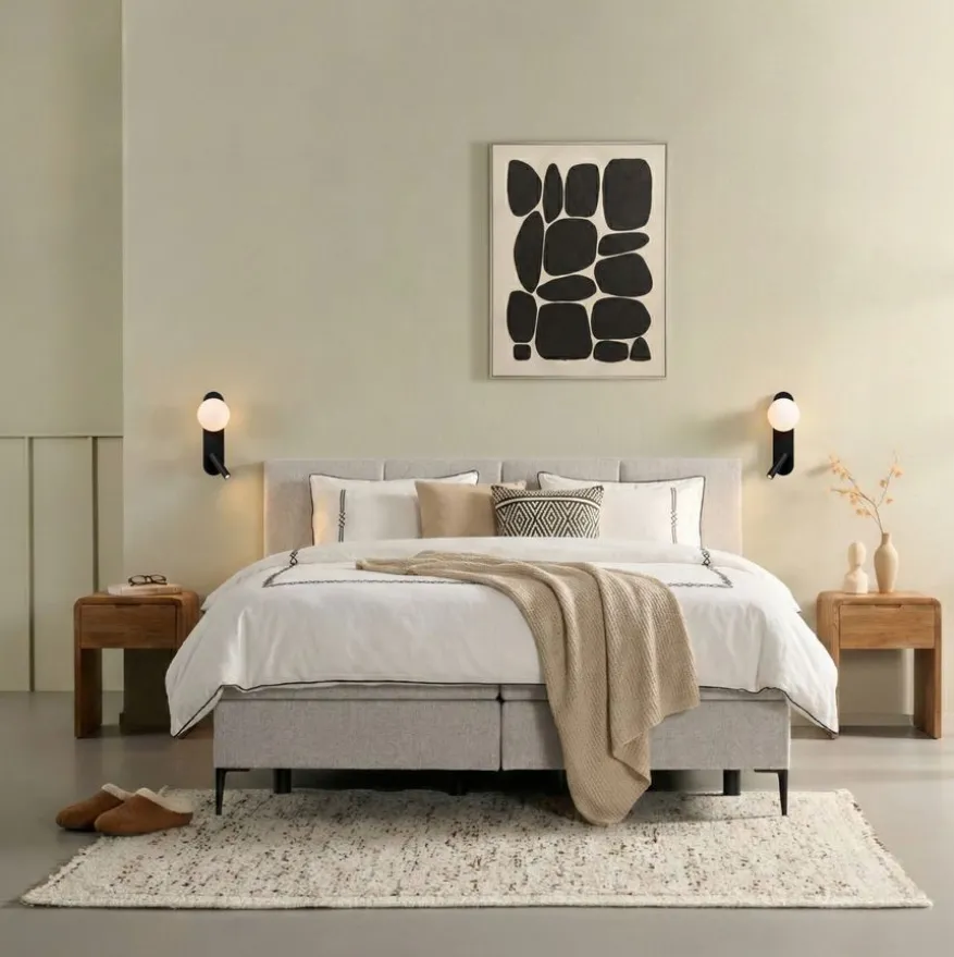 Lucide Wandlamp Kelly Zwart - LED - 32 cm hoog
