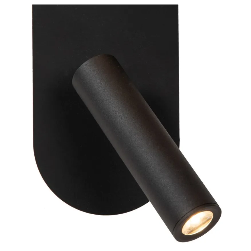 Lucide Wandlamp Kelly Zwart - LED - 32 cm hoog
