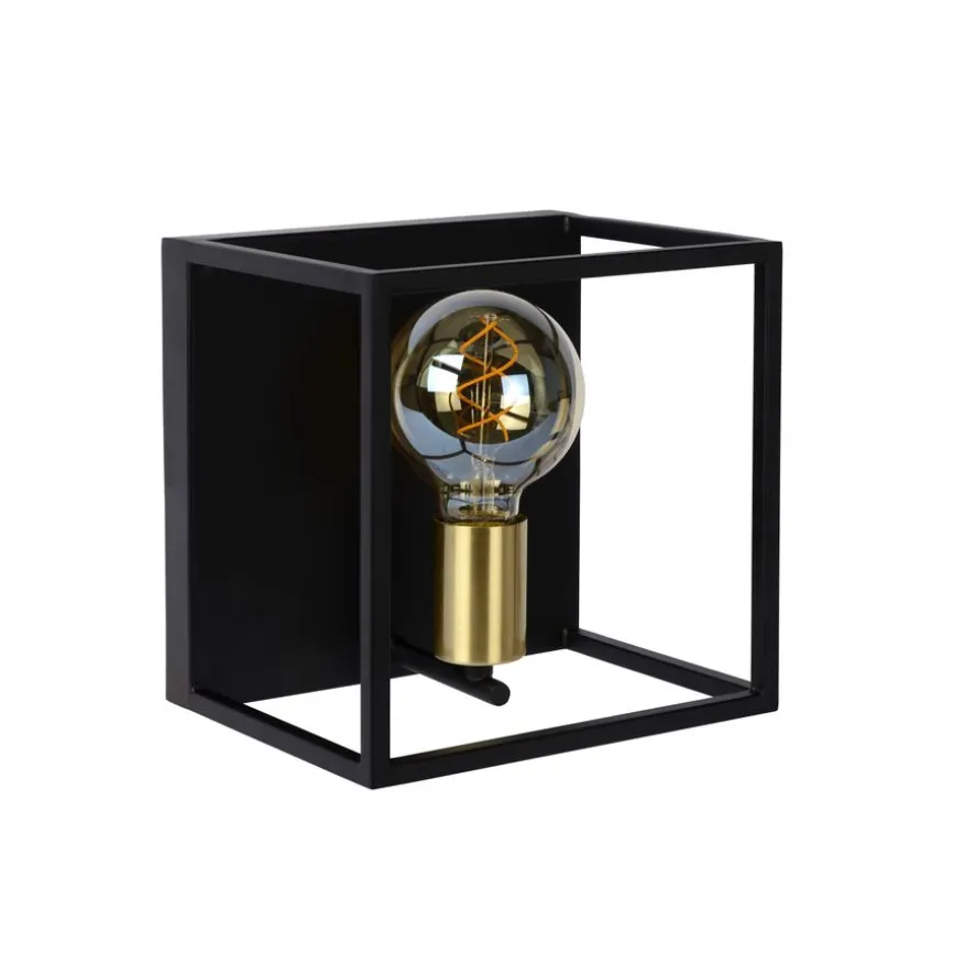 Lucide Wandlamp Ruben Zwart - E27 - 22 cm breed