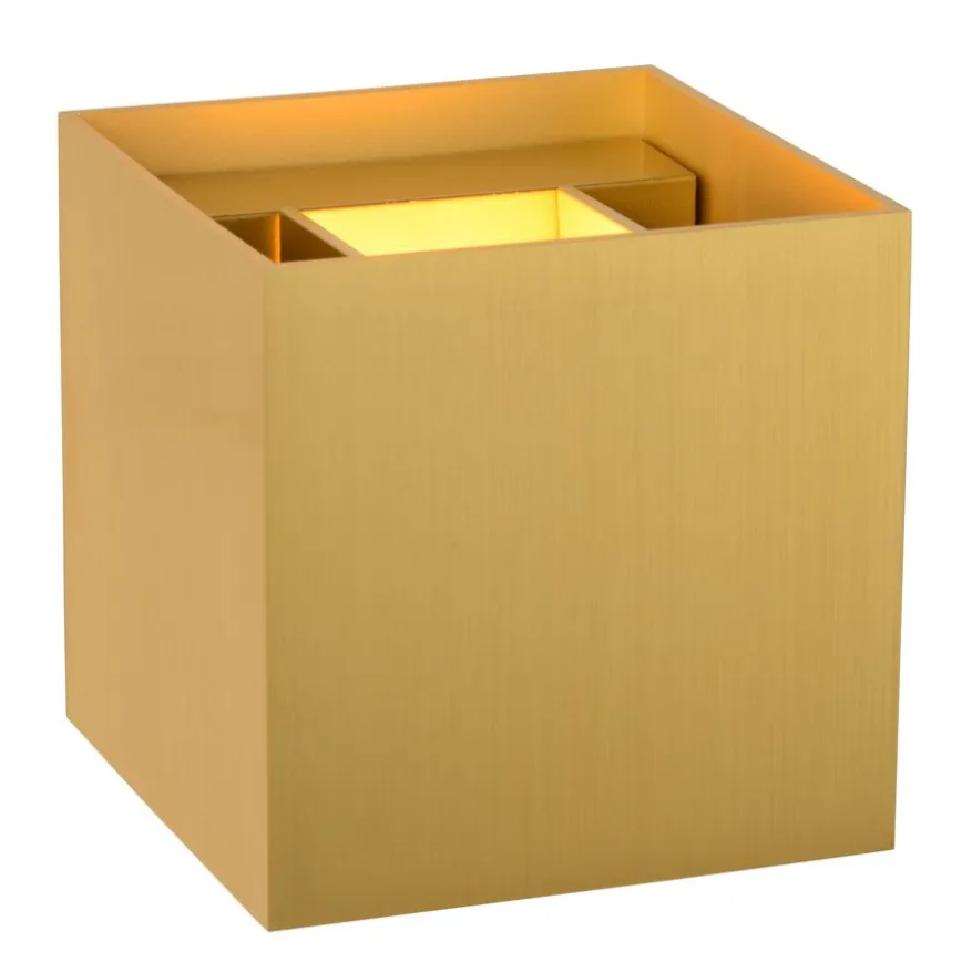 Lucide Wandlamp Xio Goud - G9 - 10x10 cm