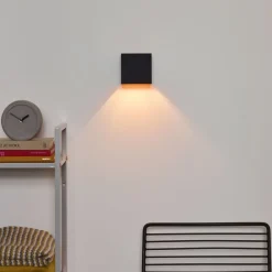 Lucide Wandlamp Xio Zwart - G9 - 10x10 cm