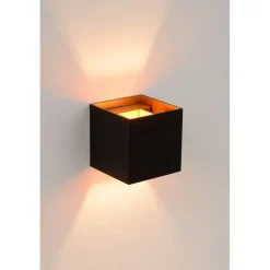 Lucide Wandlamp Xio Zwart - G9 - 10x10 cm