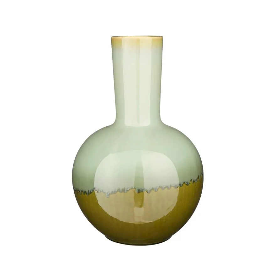 Mica Decorations Vaas Holm Groen - 52 cm hoog